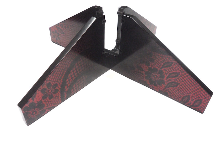 Paetzold Cross Stand for Great Bass in C, Moulin Rouge Finish