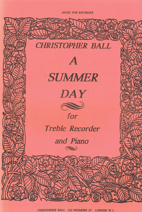 Ball: A Summer Day for Treble Recorder and Piano