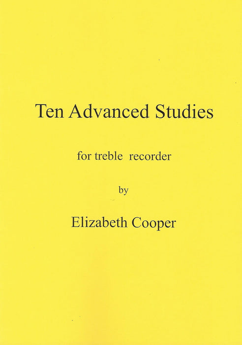 Cooper: 10 Advanced Studies for Treble Recorder