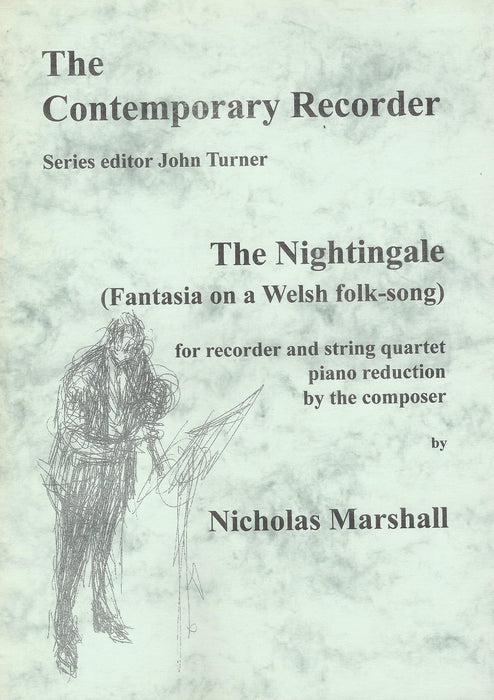 Marshall: The Nightingale (Fantasia on a Welsh Folk Song) for Recorder and String Quartet - Piano Reduction