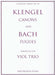 Klengel/ Bach: Canons and Fugues for Viol Trio