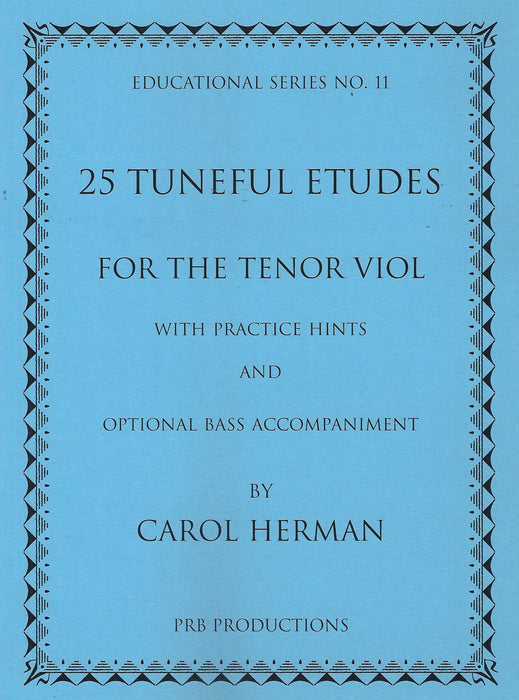 Various: 25 Tuneful Etudes for Tenor Viol