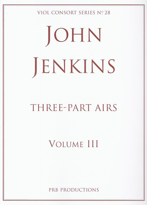 Jenkins: Three-Part Airs, Vol. 3