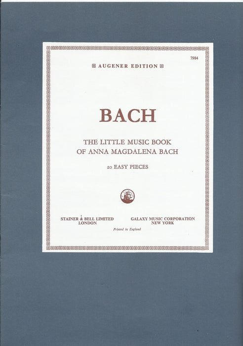 Bach: The Little Music Book of Anna Magdalena Bach