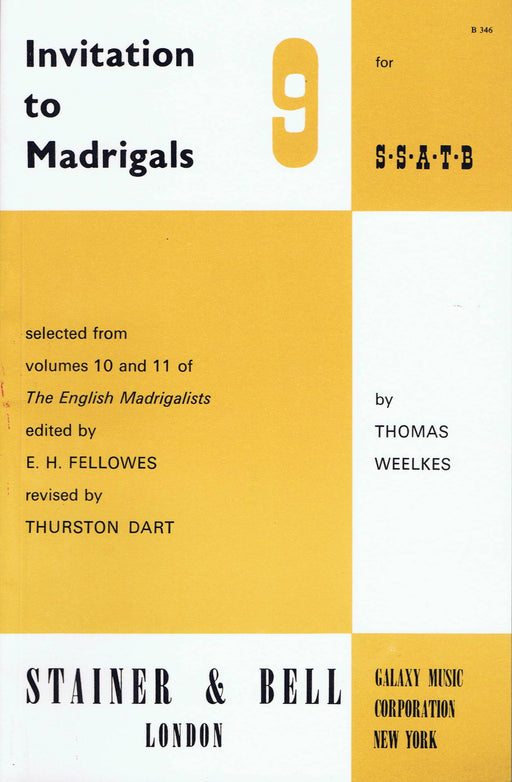 Various: Invitation to Madrigals - Book 9