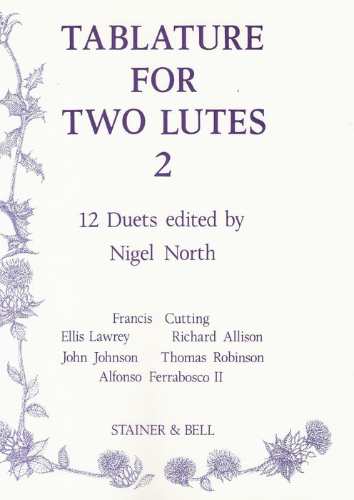 North (ed.): Tablature for 2 Lutes, Vol. 2