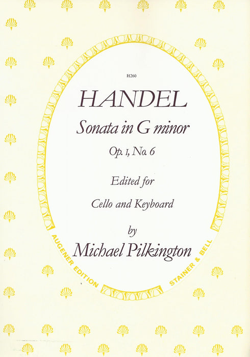 Handel: Sonata in G Minor for Violoncello and Keyboard