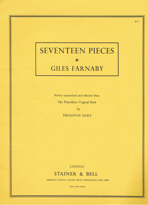 Farnaby: Seventeen Pieces