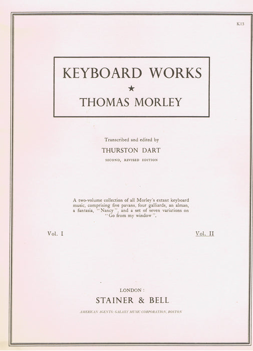 Morley: Keyboard Works Book 2
