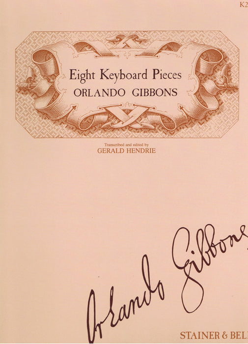 Gibbons: Eight Keyboard Pieces