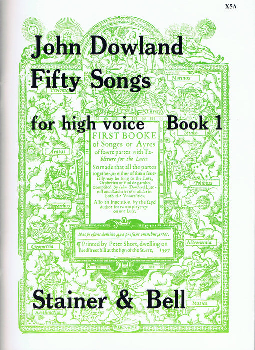 Dowland: 50 Songs for High Voice, Book 1