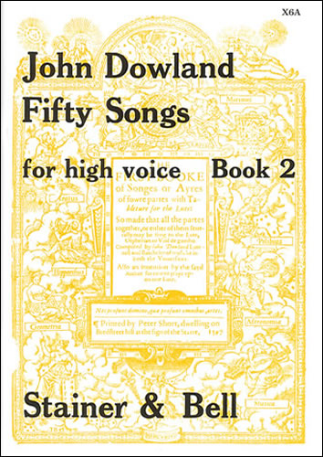 Dowland: 50 Songs for High Voice, Book 2