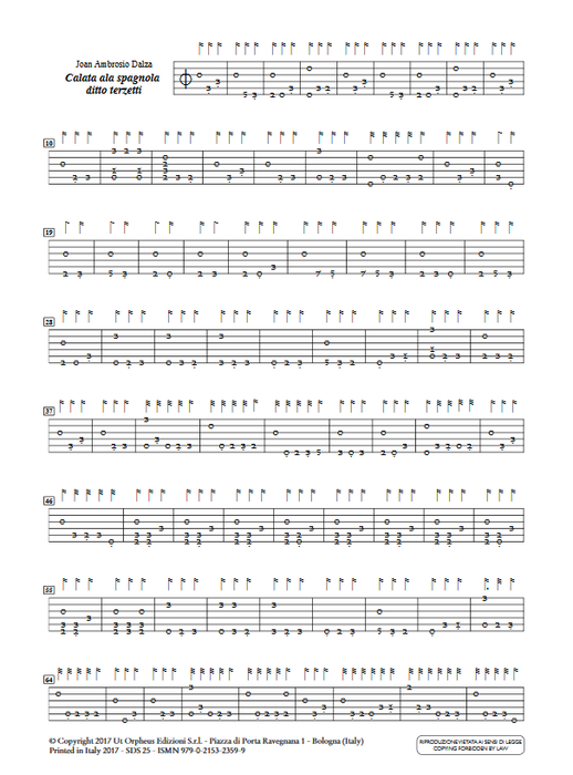 Various: Anthology from Petrucci’s Tablatures for Lute
