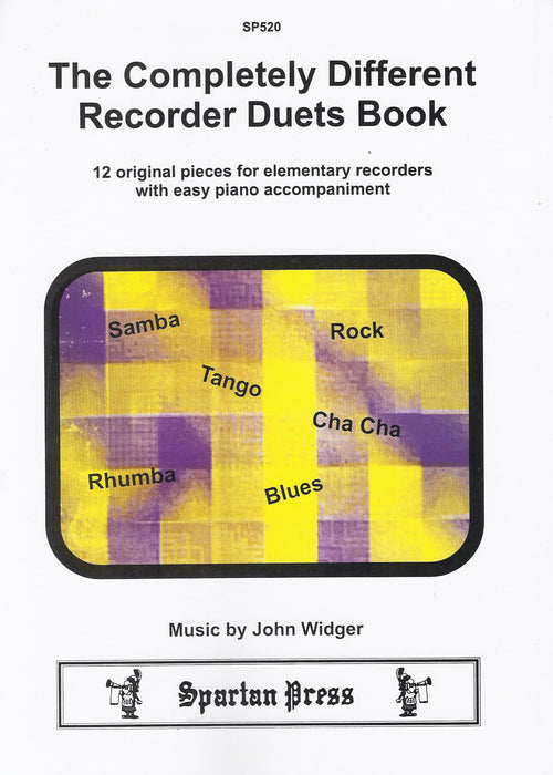 Widger: The Completely Different Recorder Duets Book