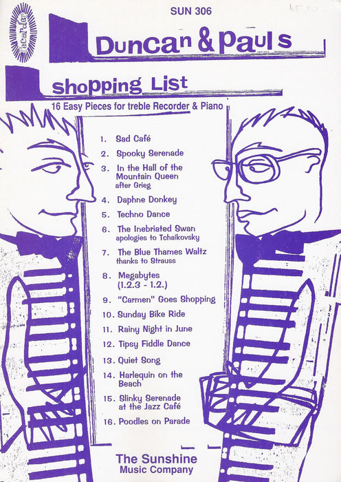Carr & Reid: Duncan and Paul's Shopping List
