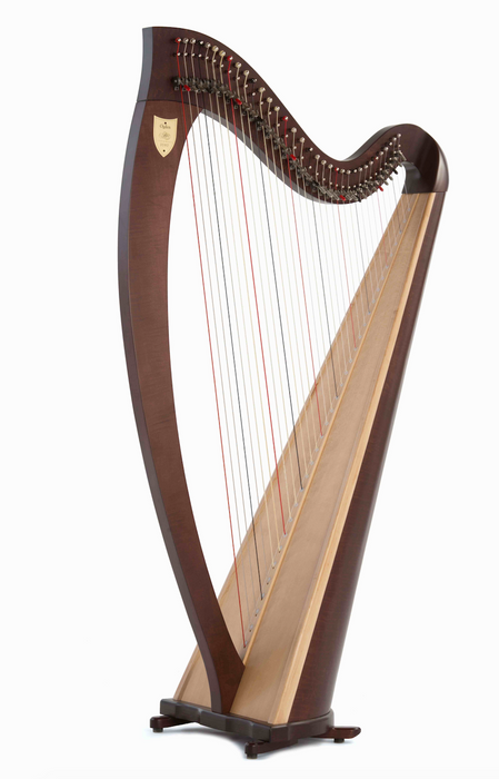 Ogden 34 string harp (Gut strings) in mahogany finish by Lyon & Healy