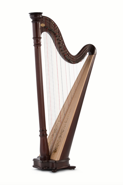 Prelude 40 string harp (Gut strings) in mahogany finish by Lyon & Healy