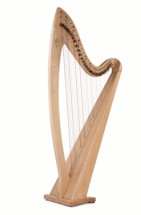Troubadour VI 36 string harp (Gut strings) in natural finish by Lyon & Healy