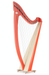 Titan 38 string harp (BioCarbon strings) in cherry finish by Salvi
