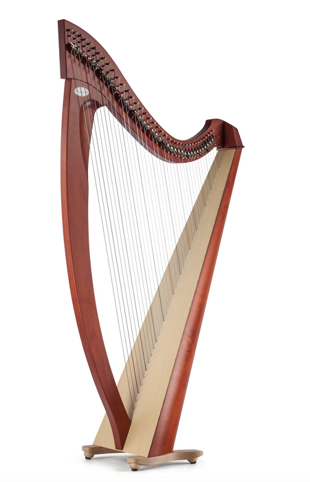 Titan 38 string harp (Gut strings) in natural finish by Salvi