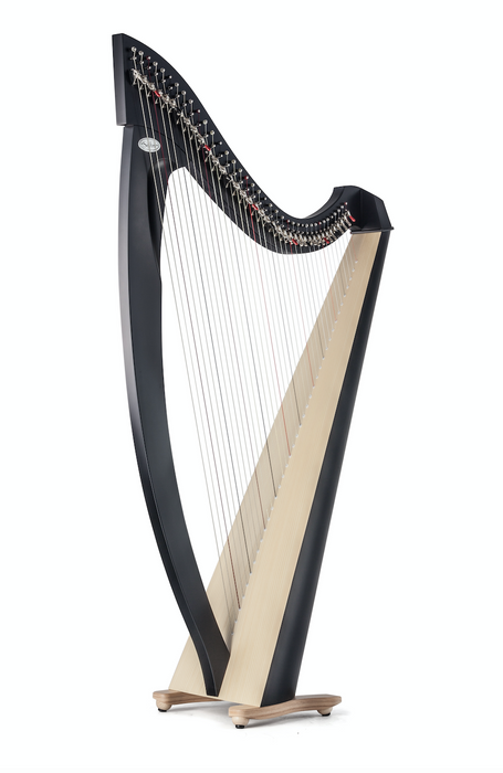 Titan 38 string harp (BioCarbon strings) in natural finish by Salvi