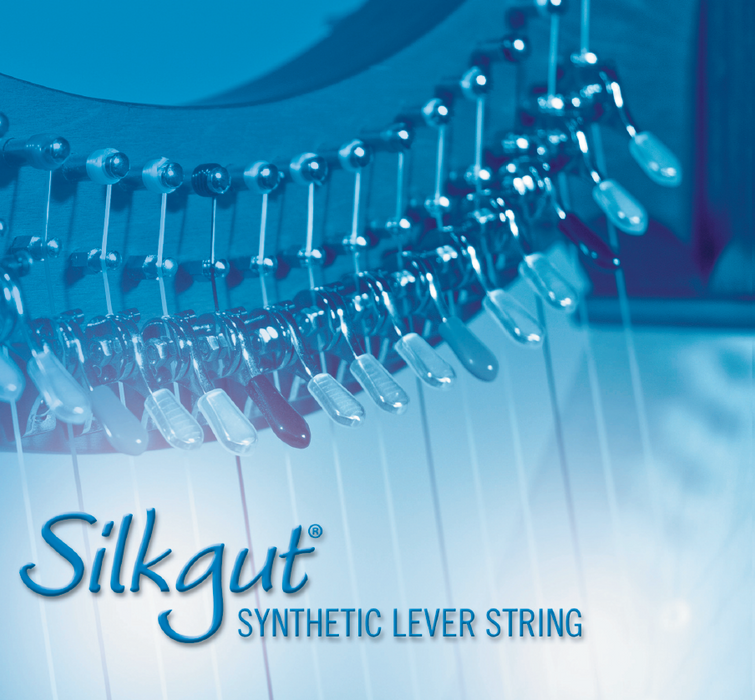 2nd Octave D - Lever Harp Silkgut String by Bow Brand