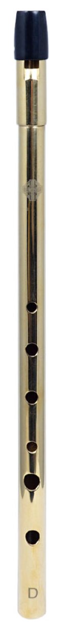 Glenluce High D Whistle. Brass Finish