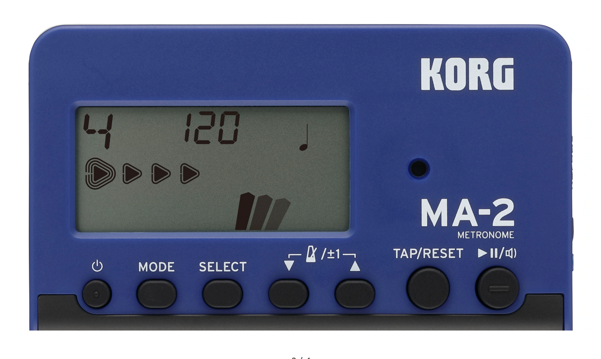 Korg  MA-2 Compact Metronome - blue and black