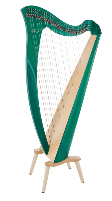 34 string deals harp