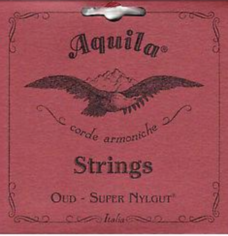 Aquila Nylgut Arabic Oud String Set  - Arabic tuning c g d a F C