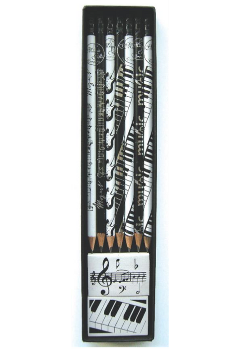 Boxed Pencil Set with Music Design