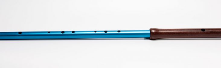 Silverwood Flute – Pau Rosa Head, Blue Body