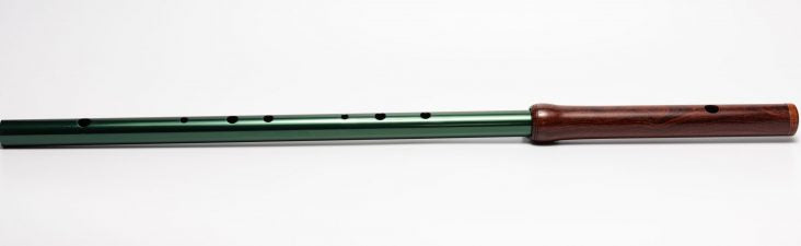 Silverwood Flute – Pau Rosa Head, Green Body