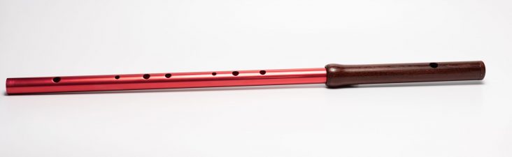 Silverwood Flute – Pau Rosa Head, Red Body