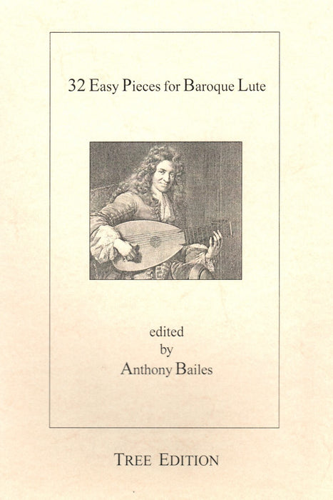 Bailes (ed.): 32 Easy Pieces for Baroque Lute