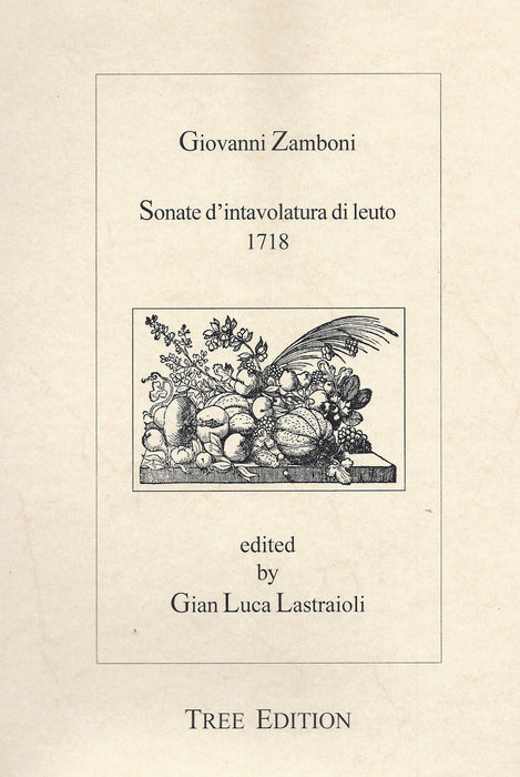 Zamboni: Sonate d'intavolatura di leuto, 1718