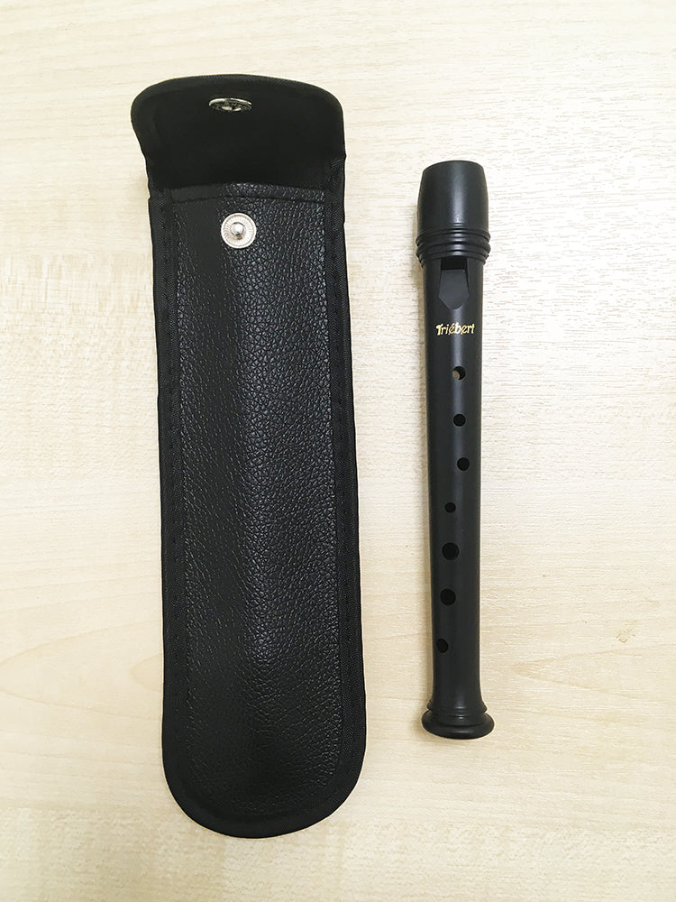 Triebest Garklein Recorder in Matt Black Finish at Early Music Shop