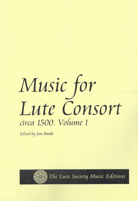 Various: Music for Lute Consort circa 1500, Vol. 1