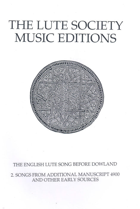 Various: The English Lute Song Before Dowland, Vol. 2