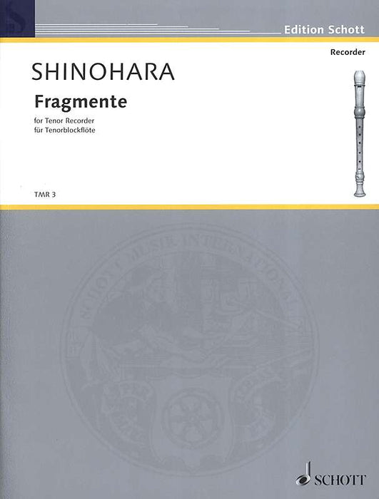 Shinohara: Fragmente for Tenor Recorder