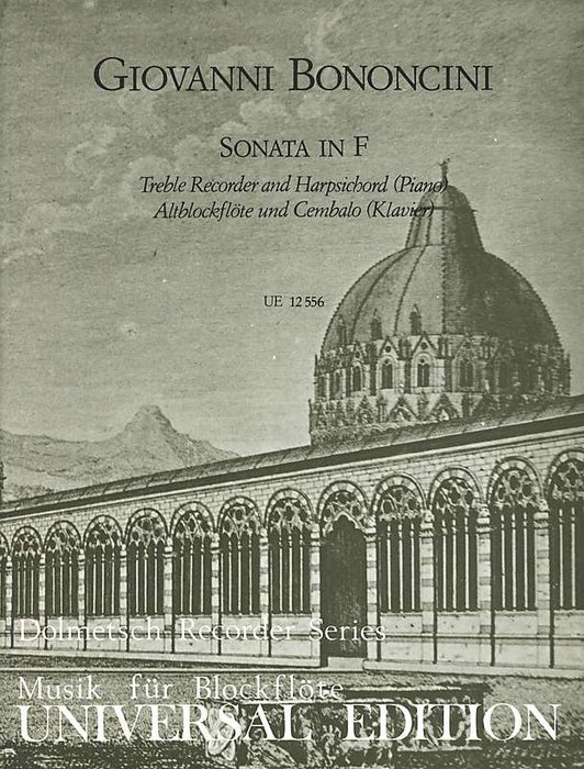 Bononcini: Sonata in F Major for Treble Recorder and Basso Continuo