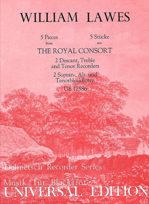 Lawes: 5 Pieces from the Royal Consort for 4 Recorders