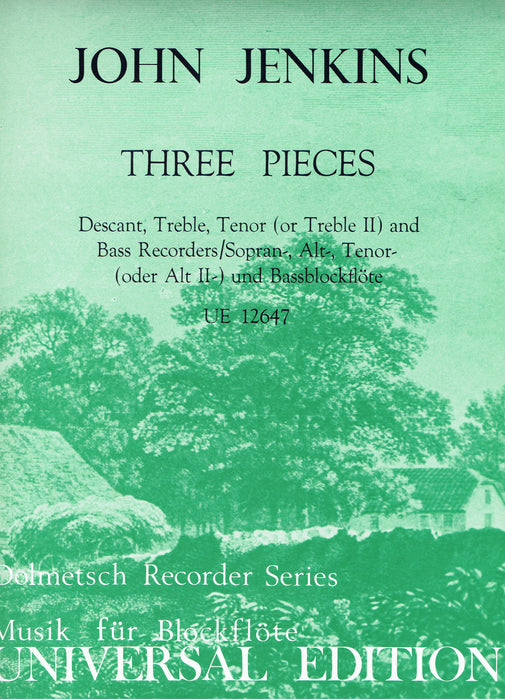 Jenkins: 3 Pieces for 4 Recorders