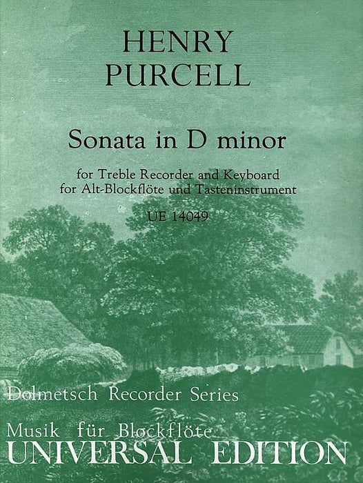 Purcell: Sonata in d minor for Treble Recorder and Keyboard