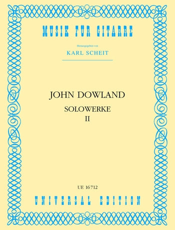 Dowland: Solo Works for Guitar, Vol. 2