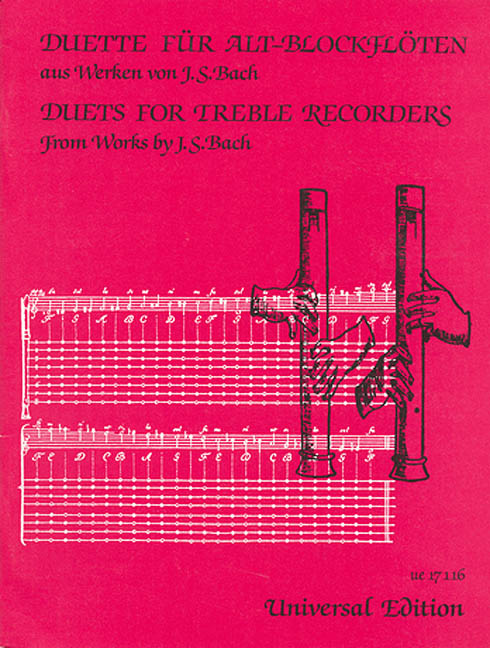 Duets for Treble Recorders - Works by J.S. Bach