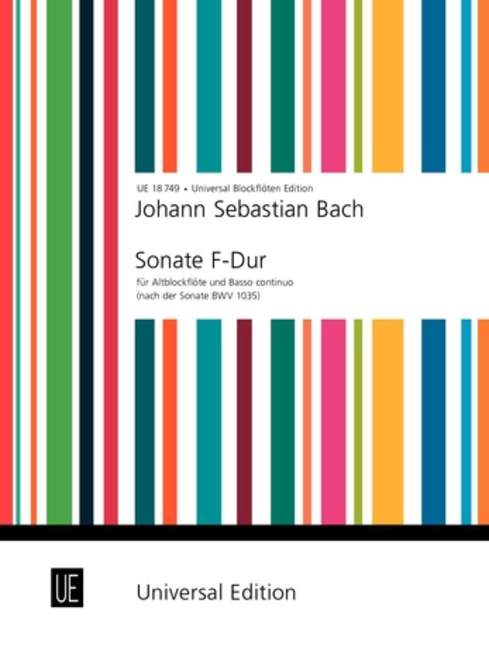 Bach: Sonata in F Major for Treble Recorder and Basso Continuo BWV 1035