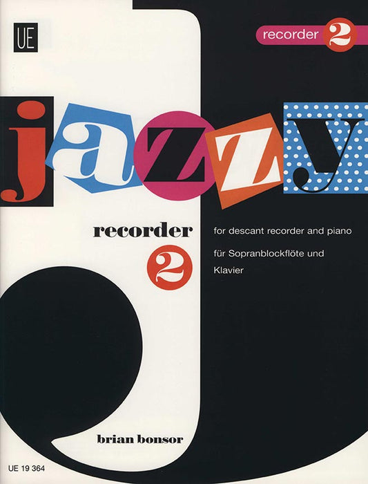 Bonsor: Jazzy Recorder Vol. 2 for Descant Recorder and Piano
