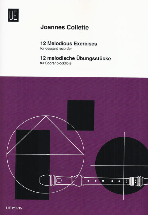 Collette: 12 Melodious Exercises for Descant Recorder