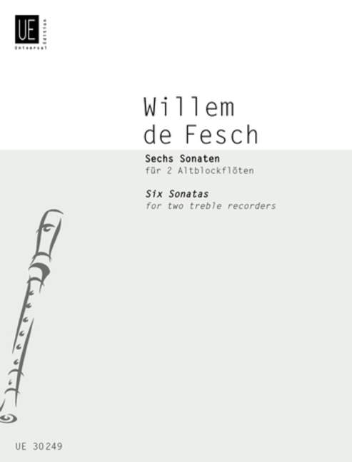 De Fesch: Six Sonatas from Op. 9 for 2 Alto Recorders